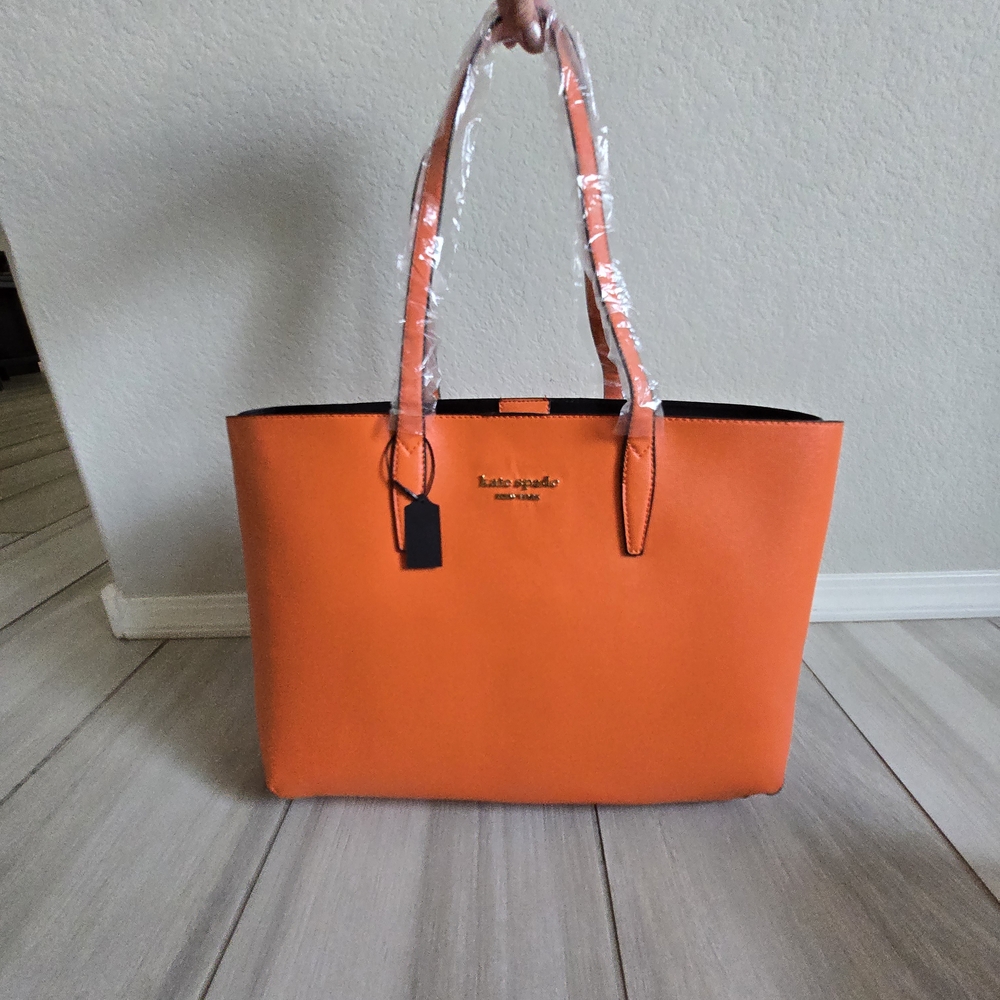 Kate Spade Orange Tote Bag